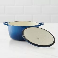 Food Network™ 5-qt. Enameled Cast-Iron Dutch Oven Turquoise -Food Network Shop unnamed file 103