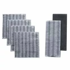 Food Network™ Awning Stripe Kitchen Towel & Dishcloth 6-pk. Cobalt -Food Network Shop unnamed file 1067