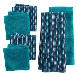 Food Network™ Awning Stripe Kitchen Towel & Dishcloth 6-pk. Cobalt -Food Network Shop unnamed file 1070
