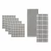 Food Network® Windowpane Grid Dishcloth & Kitchen Towel 6-pk. Gray -Food Network Shop unnamed file 1074