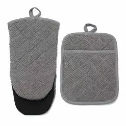 Food Network™ Terry Neoprene Oven Mitt & Pot Holder Set Khaki -Food Network Shop unnamed file 1126