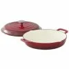 Food Network™ 3.5-qt. Enameled Cast-Iron Braiser With Lid Red -Food Network Shop unnamed file 122
