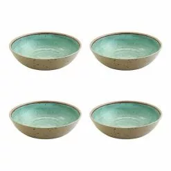 Food Network™ 4-pc. Melamine Dinner Bowl Set Aqua -Food Network Shop unnamed file 1371