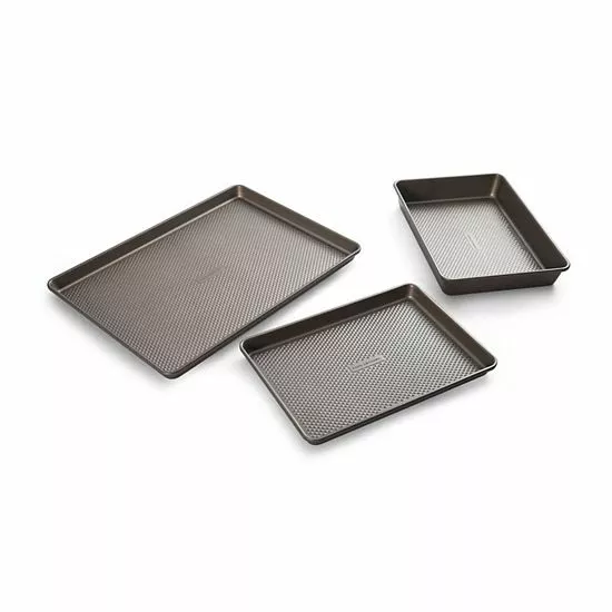 Food Network™ Performance Series Textured Nonstick 3-pc. Bakeware Set 4 Food Network™ Performance Series Textured Nonstick 3-pc. Bakeware Set - Image 2