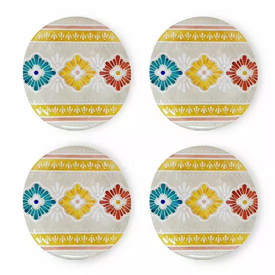 Food Network™ 4-pc. Casa Sol Melamine Salad Plate Set 3 Food Network™ 4-pc. Casa Sol Melamine Salad Plate Set
