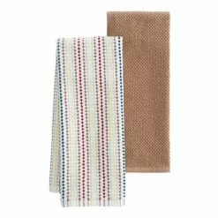 Food Network™ Awning Stripe Kitchen Towel 2-pk. Brown 22 Food Network™ Awning Stripe Kitchen Towel 2-pk. Brown -Food Network Shop unnamed file 228