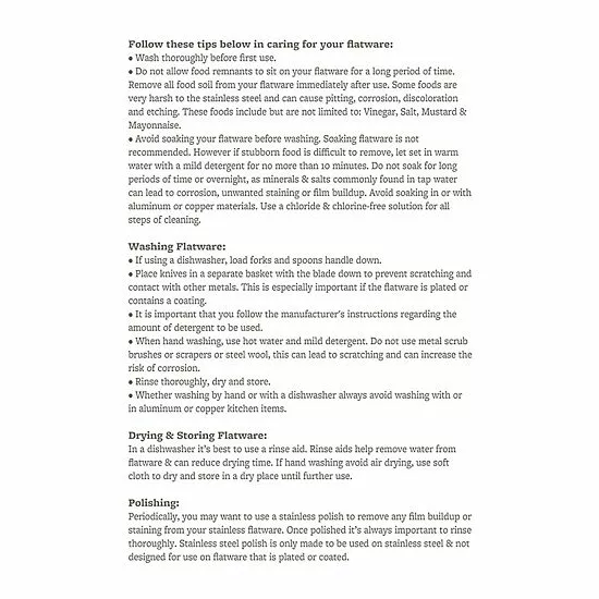 Food Network™ Flat Iron 16-pc. Flatware Set 8 Food Network™ Flat Iron 16-pc. Flatware Set - Image 6