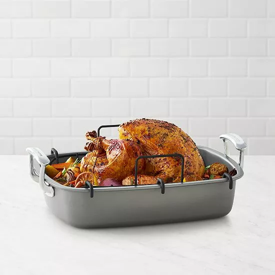 Food Network™ 17-in. Nonstick Roaster With Rack 4 Food Network™ 17-in. Nonstick Roaster With Rack - Image 2