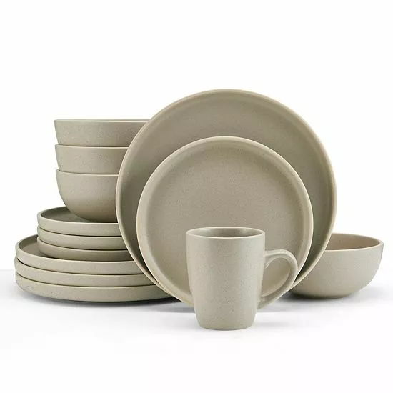 Food Network™ Remi 16-pc. Dinnerware Set Tan 3 Food Network™ Remi 16-pc. Dinnerware Set Tan