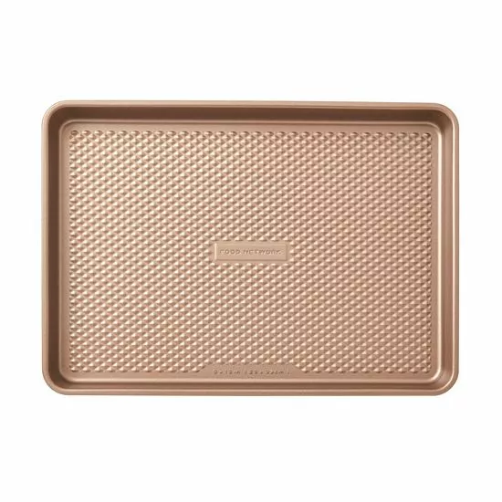 Food Network™ Textured Performance Series 9" X 13" Nonstick Baking Sheet Bronze 3 Food Network™ Textured Performance Series 9" X 13" Nonstick Baking Sheet Bronze