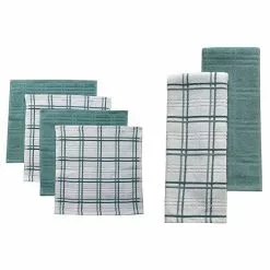 Food Network™ Plaid Kitchen Towel & Dishcloth Multi-Pack Khaki -Food Network Shop unnamed file 702