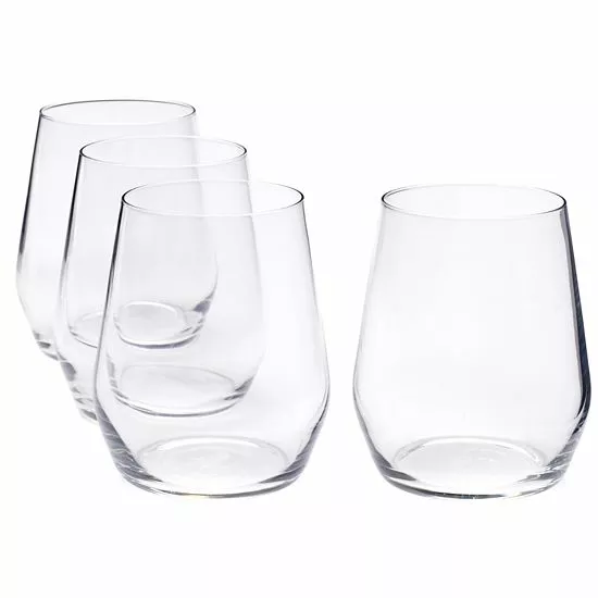 Food Network™ Signature 4-pc. Crystal Stemless Red Wine Glass Set 3 Food Network™ Signature 4-pc. Crystal Stemless Red Wine Glass Set