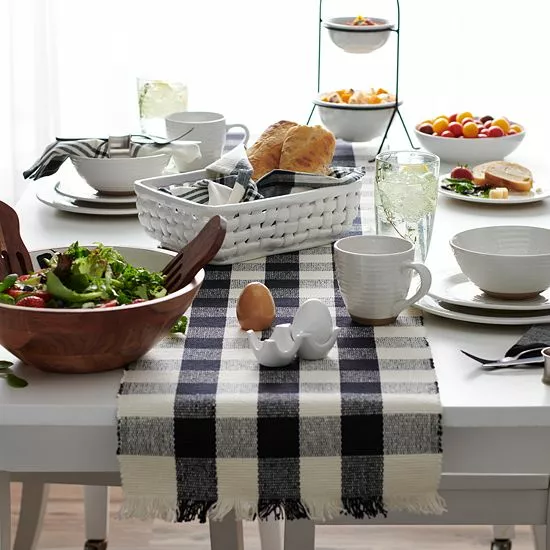 Food Network™ Buffalo Check Table Runner 4 Food Network™ Buffalo Check Table Runner - Image 2