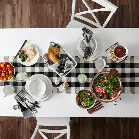 Food Network™ Buffalo Check Table Runner 6 Food Network™ Buffalo Check Table Runner - Image 4