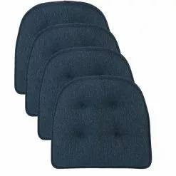 Food Network™ The Gripper Max Tufted Chair Pad 4-pk. Indigo -Food Network Shop unnamed file 964